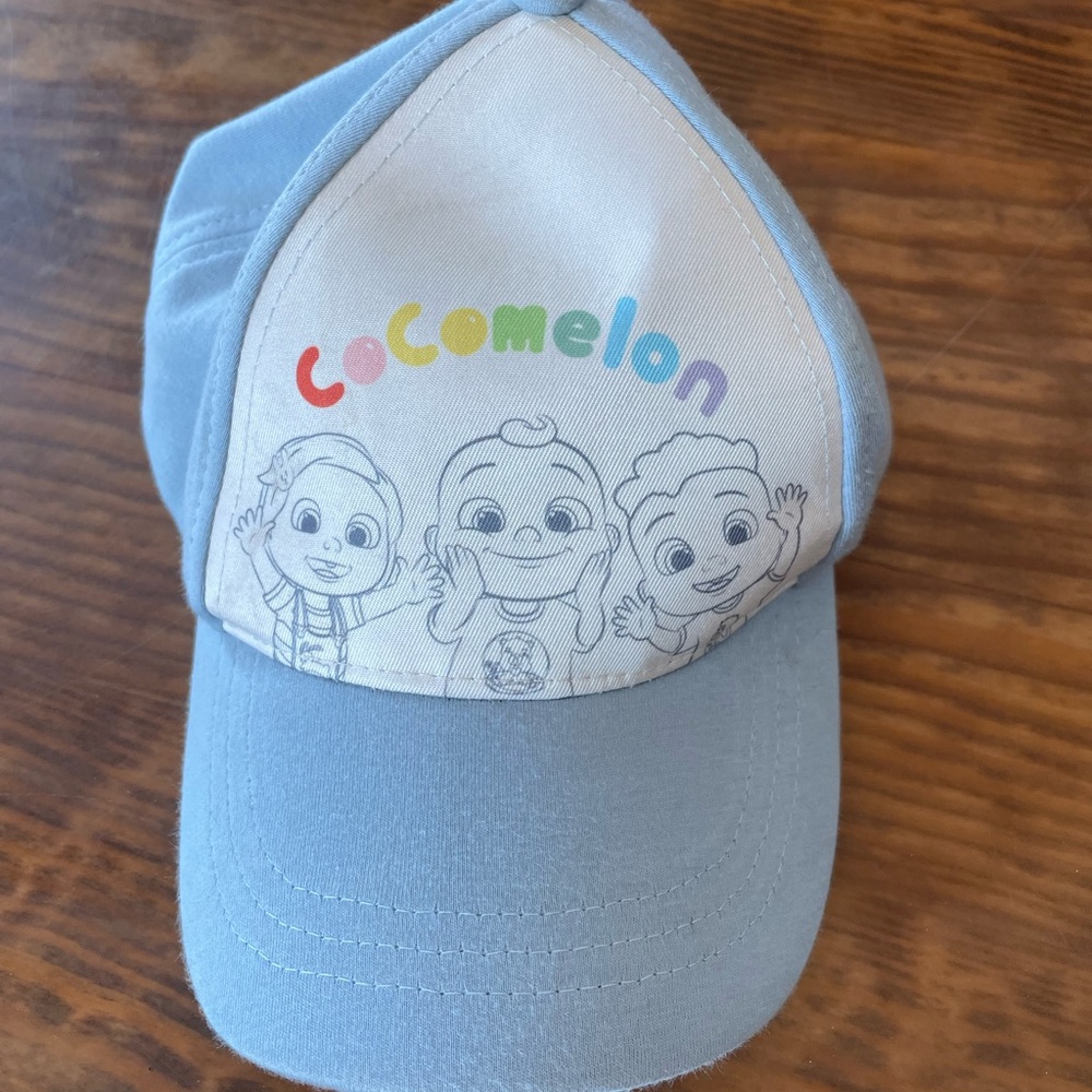 Cocomelon Kids Blue Cap, OSFM   Character Velcro